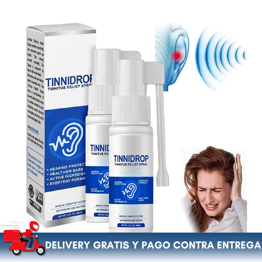 TINNIDROP® - SPRAY LIMPIADOR DE OÍDO 👂😱 - ENVÍO GRATIS