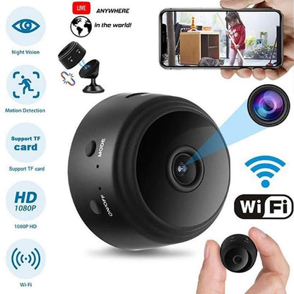 MINI CAMARA DE SEGURIDAD 1080p WIFI-VISION NOCTURNA-CONTROL DESDE EL CELULAR