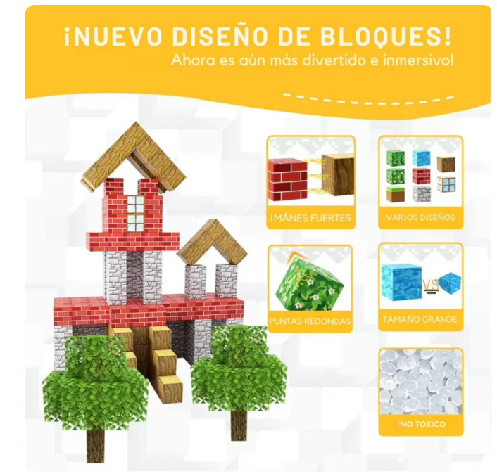 BLOQUES MAGNETICOS PREMIUM 28 PIEZAS