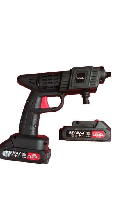 ¡Hidrolavadora Portátil 98V con 2 Baterías! – Potencia Inalámbrica para Lavados Rápidos y Profesionales