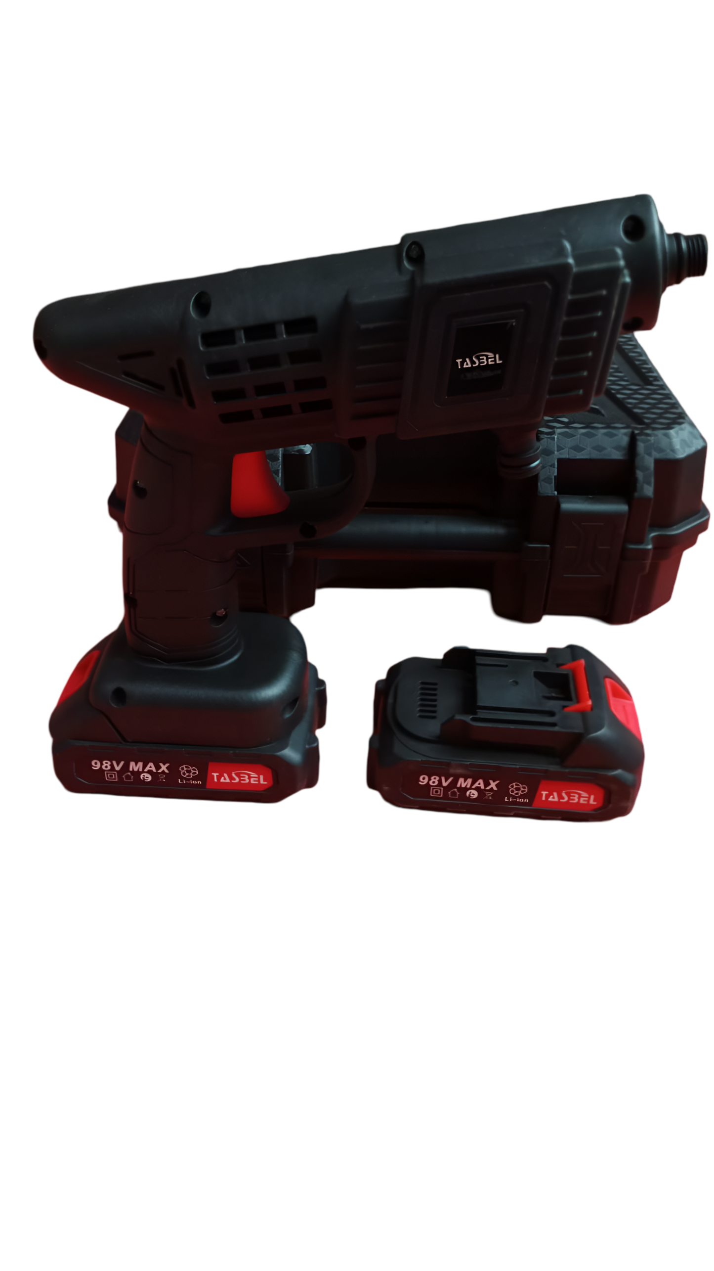 ¡Hidrolavadora Portátil 98V con 2 Baterías! – Potencia Inalámbrica para Lavados Rápidos y Profesionales