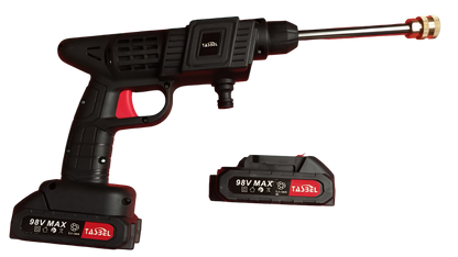 ¡Hidrolavadora Portátil 98V con 2 Baterías! – Potencia Inalámbrica para Lavados Rápidos y Profesionales