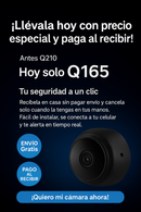 MINI CAMARA DE SEGURIDAD 1080p WIFI-VISION NOCTURNA-CONTROL DESDE EL CELULAR