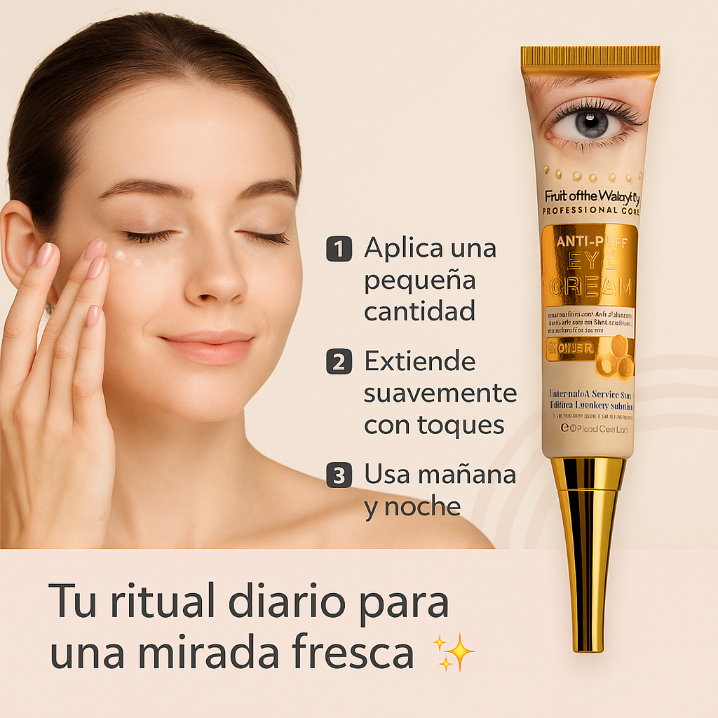 ✨ Contorno Ojos Antibolsas Wokali con Q10™ – 👉Despídete de las bolsas, da la bienvenida a una mirada joven