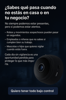 MINI CAMARA DE SEGURIDAD 1080p WIFI-VISION NOCTURNA-CONTROL DESDE EL CELULAR