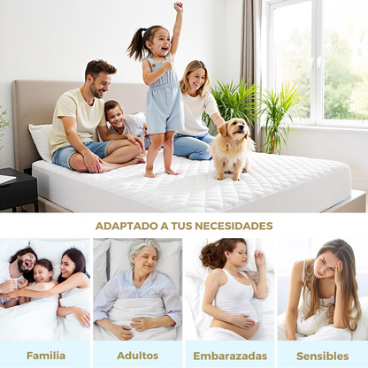 Cubre Colchón Impermeable Deluxe