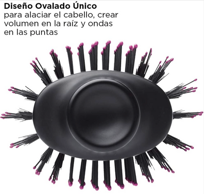 Cepillo 3 en 1 One Step Secador, Plancha y Rizadora 🌟 VOLUMINIZADOR