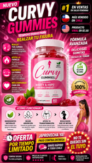 50% SOLO HOY EN CURVY GUMMIES