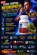 50% SOLO HOY ALLICARP Tratamiento para la Neuropatia 30 cápsulas