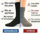 CALCETINES PARA DIABETICOS SIN COSTURA que no aprietan ni dejan marcas - solo comodidad todo el día. | PACK 12 PARES