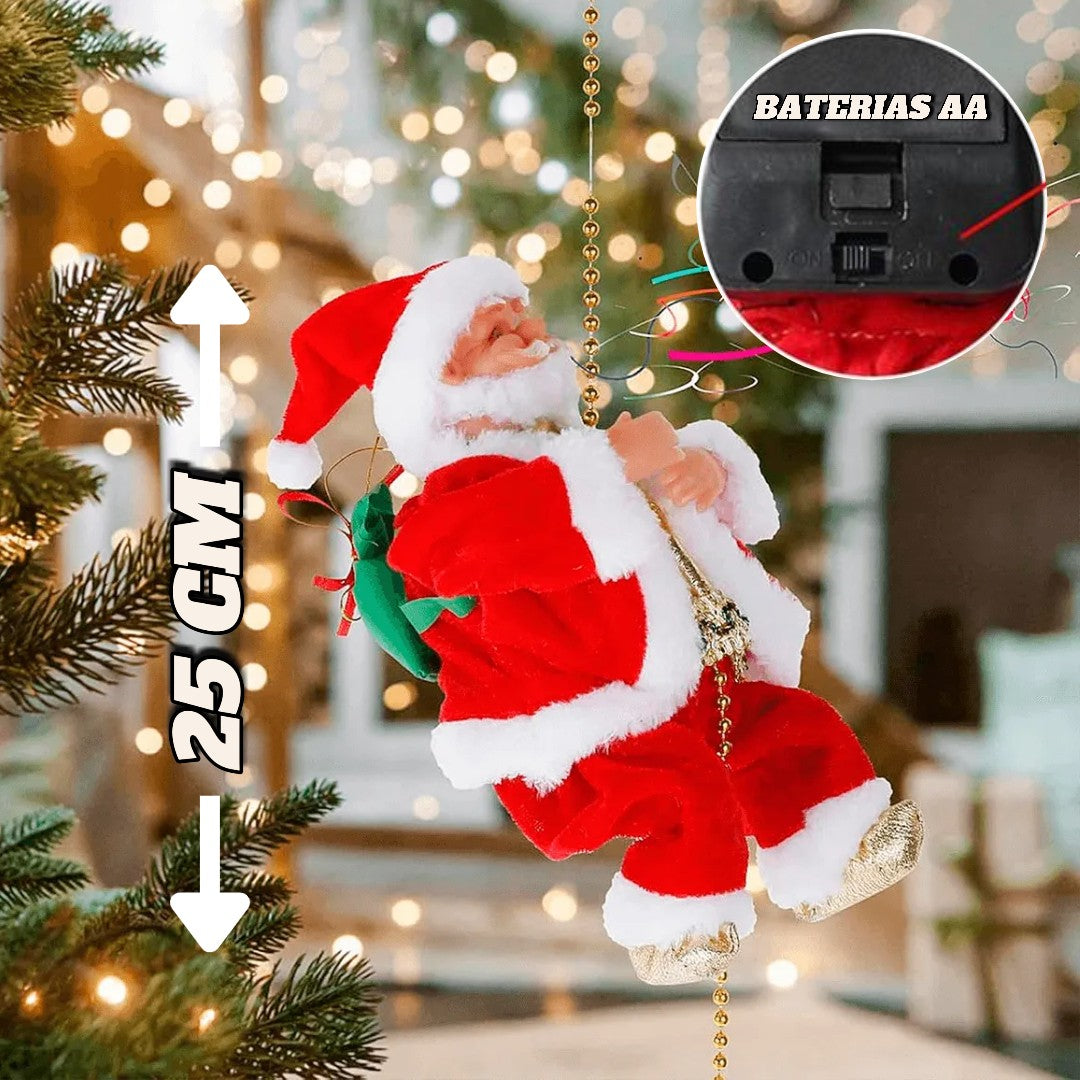 🎅 Papá Noel Escalador™ ¡La decoración más divertida del año!