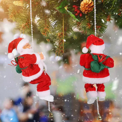 🎅 Papá Noel Escalador™ ¡La decoración más divertida del año!