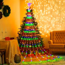 Luces Estrella Cascada LED para Árbol de Navidad