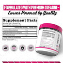 Tabla nutricional del suplemento Old School Labs Creatina con Colágeno y BCAA 243.1 g